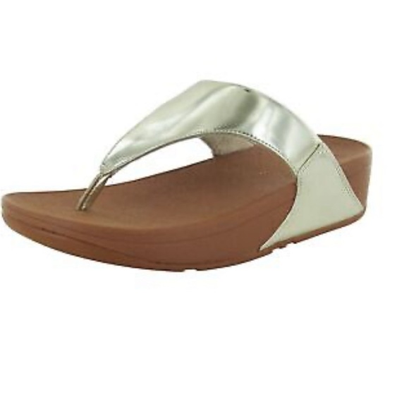 Fit flop metallic gold  lulu sandals size 9 - Picture 11 of 11